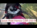 Quick Ride and Close Look 1988 Honda CBR250R MC19