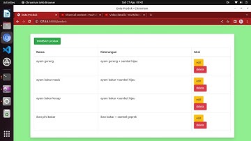CRUD LARAVEL (PART 0) demo aplikasi web