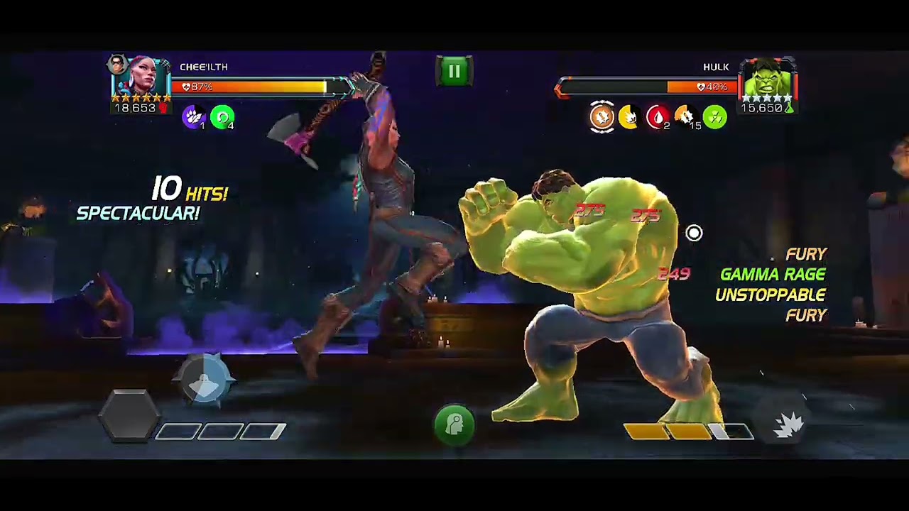 MCoC CHEE'ILTH vs HULK