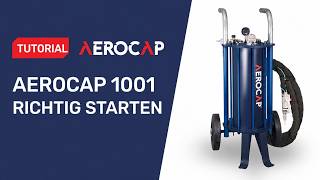 AEROCAP 1001 richtig starten | Sandstrahlgerät einrichten & Niederdruckstrahlen