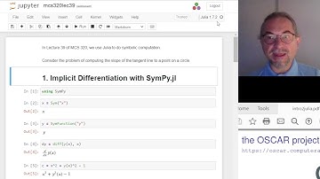 Introduction to Julia, Symbolic Computation with SymPy.jl, Symbolics.jl, and Oscar.jl