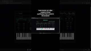 Vibe coding is fun. Browser based 3xOSC + modulation, LFO and some basic effects