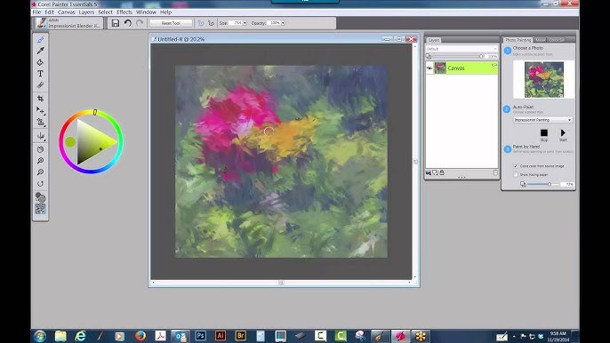 Digital Watercolor Sketching Using Painter Essentials 5 With Cher Pendarvis Youtube