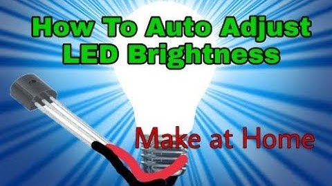 DIY | How to automatic adjust LED brightness with a simple circuit #RC Invention #diy #howtomake