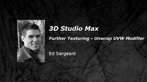 3DS Max - Unwrap UVW Modifier