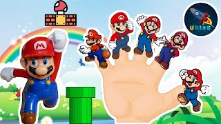 SUPER MARIO vs. DADDY FINGER Song for kids - Finger family collection song nursery rhyme baby