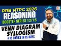 VENN DIAGRAM &amp; SYLLOGISM | 🔥BOOSTER SERIES - 12/15 | RRB NTPC REASONING | #rrb #rrbntpc #radianmensa