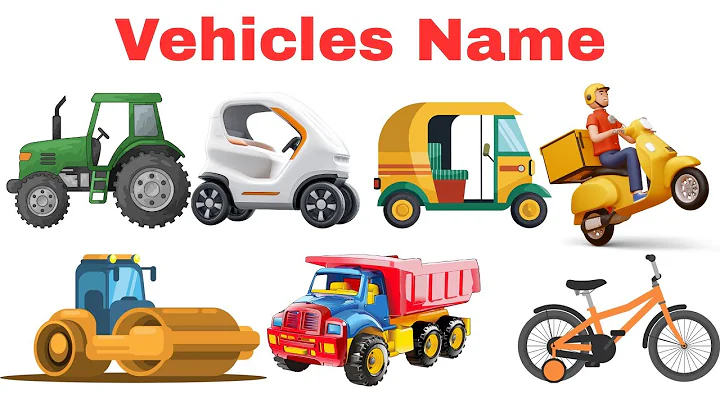 50 Vehicle Names in English | Types of Vehicles | Mode of Transport  for kids | Vehicles Vocabulary