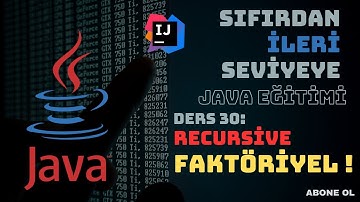 Recursive Faktöriyel Methodu - Recursive Örnek 1