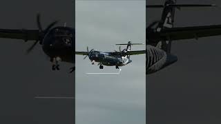 Air New Zealand ATR 72-600 (Black Livery) on a windy short final Air New Zealand ATR 72-600 (Black Livery) on a windy short final