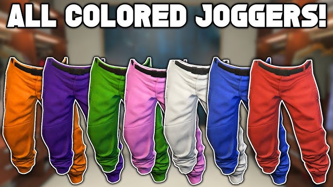 Updated* Easiest Way To Get Black Joggers In GTA 5 Online - Black