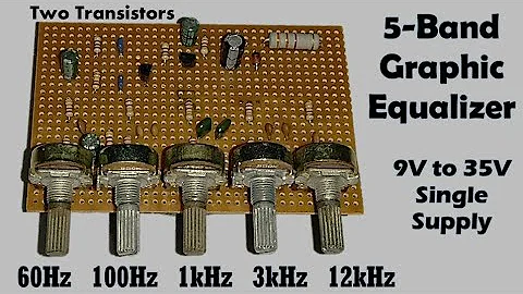 Graphic Equalizer Circuit using Transistors | Bass Mid Treble Control