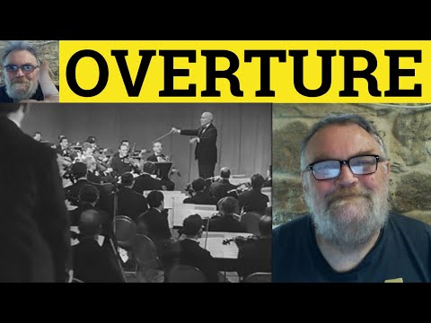 Video: Ist die Definition von Ouvertüre?