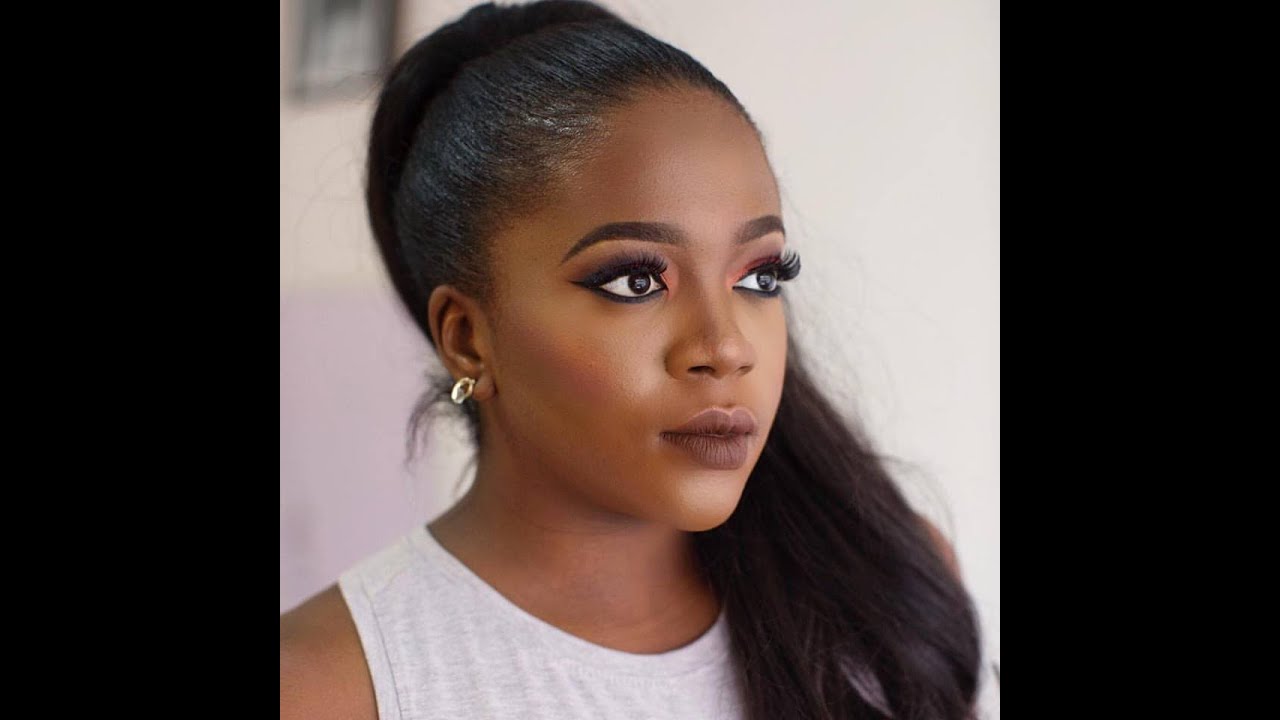 Full facebeat using only Nigerian makeup products YouTube