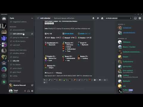 How to signup for Raids on discord - YouTube