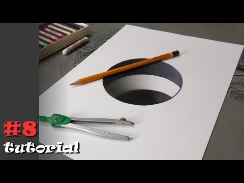 3d рисунок для начинающих. Как нарисовать - урок с объяснением!