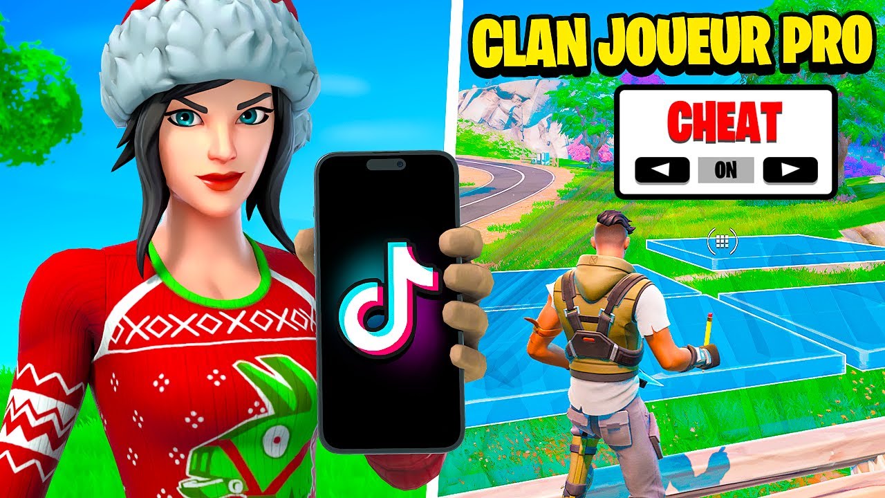 J'infiltre un CLAN TIKTOK réservé aux JOUEURS PRO en trichant SECRÈTEMENT...