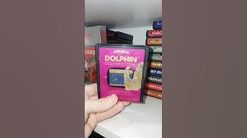 Atari 2600 Dolphin - CRT Sanyo - #retrogaming  #asmr #crt  #gameplay #atari #atari2600