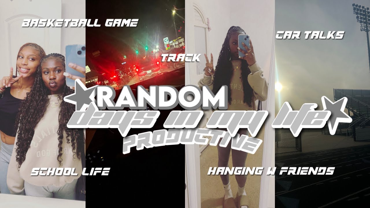 ✰UNFILTERED✰Random Days in my life! School life, Basketball game, Track practice