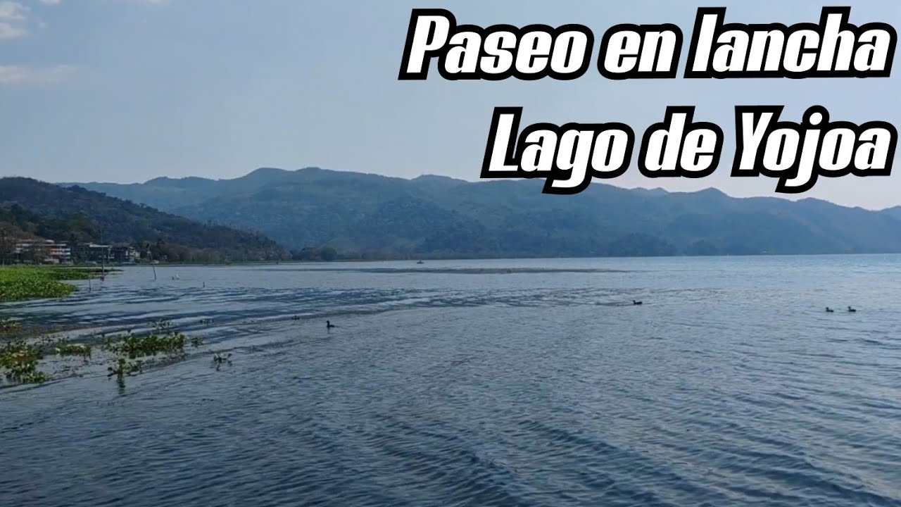 Paseo en lancha en el Lago de Yojoa | Honduras 🇭🇳