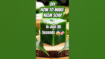 Quick DIY: 🧼 Neem Soap process in 45 sec — Perfect Gift Idea #DIY #diycrafts #shorts