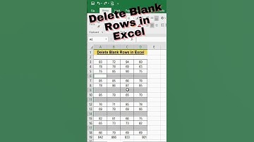 Delete Blank Rows in Excel #short #excel #excelshorts #exceltutorial #shorts #shortsindia #viral