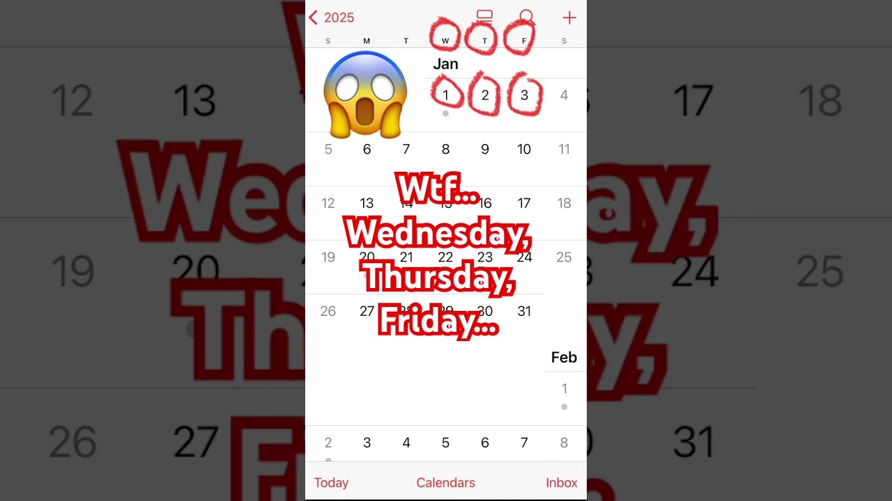 2025 starts with wtf… 😳 