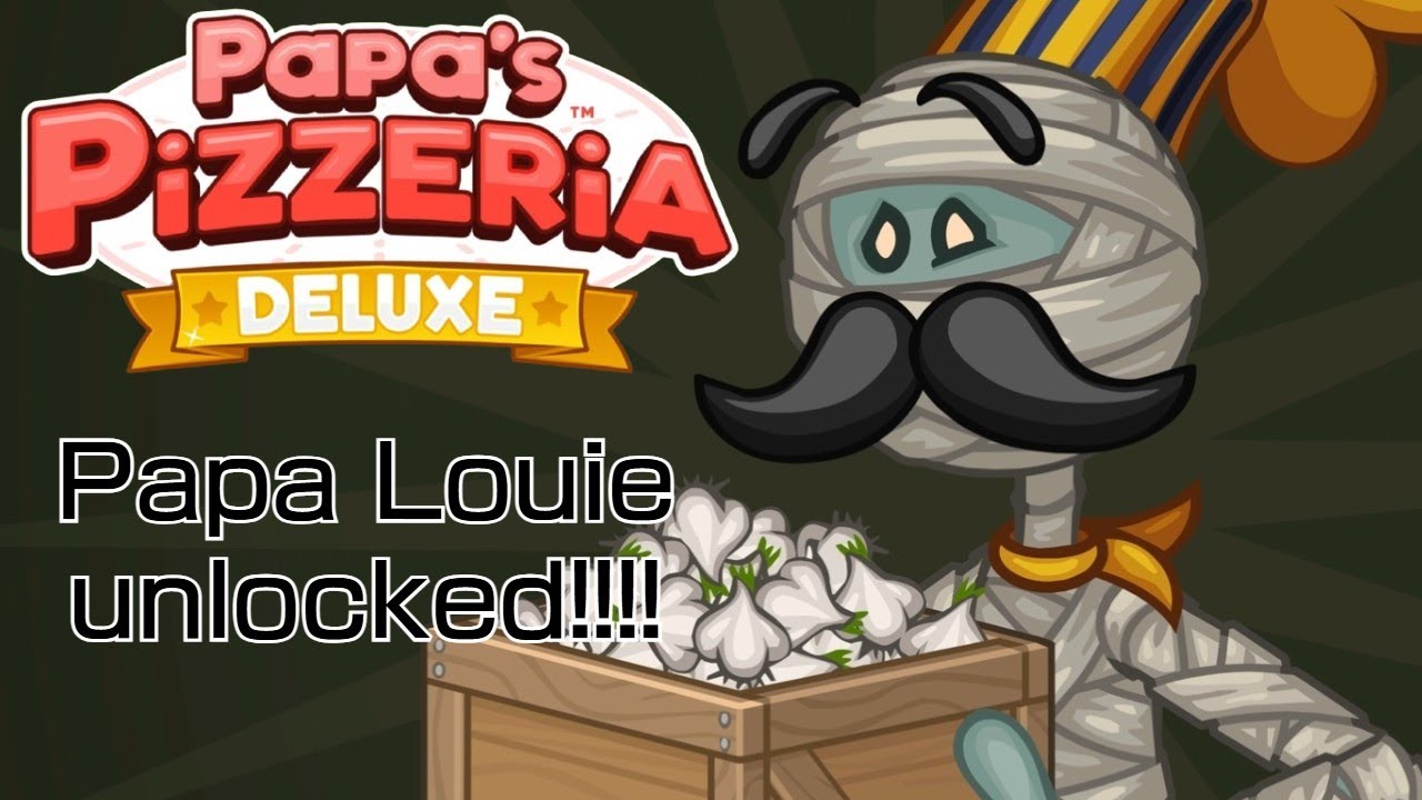 Papa's Pizzeria Deluxe   Papa Louie unlocked! + Parade and Day
