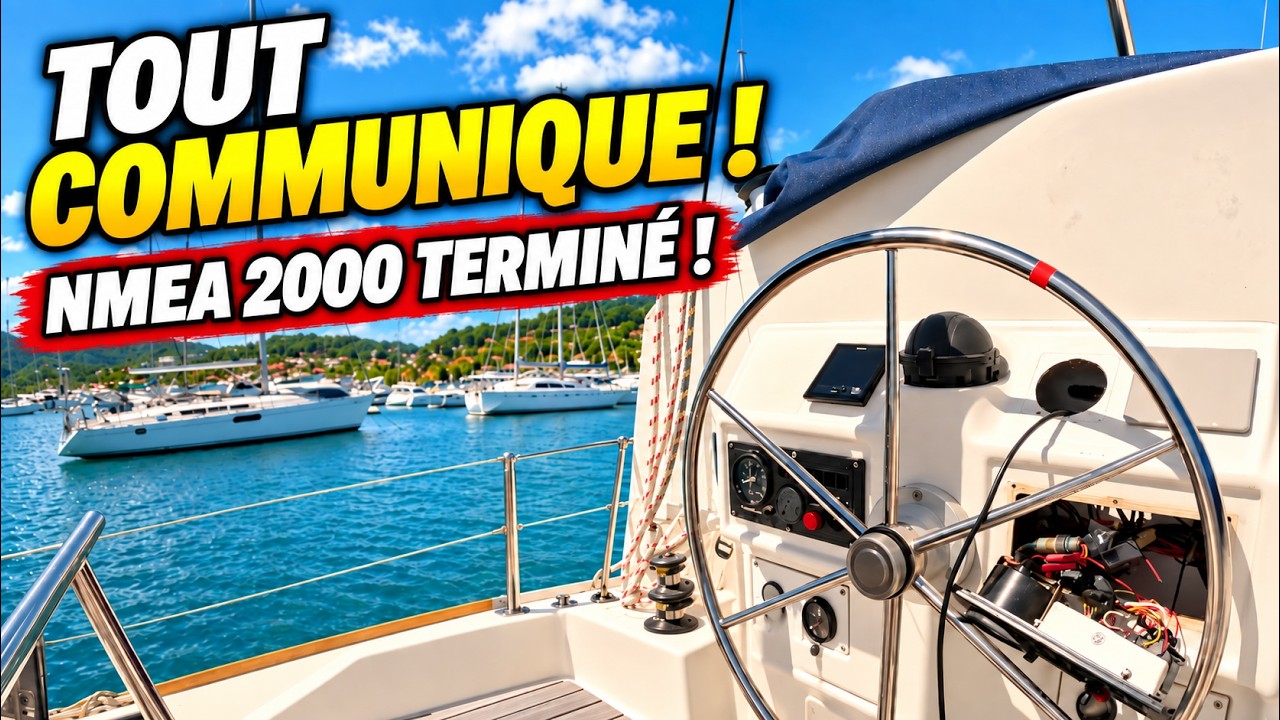 ⁣NMEA 2000 sur le catamaran : enfin tout est connecté ! - EP 93 - Catamaran Salinas