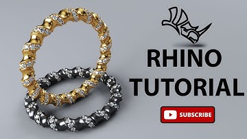 Easy Twisted Ring Modeling in Rhino 3D - Beginner