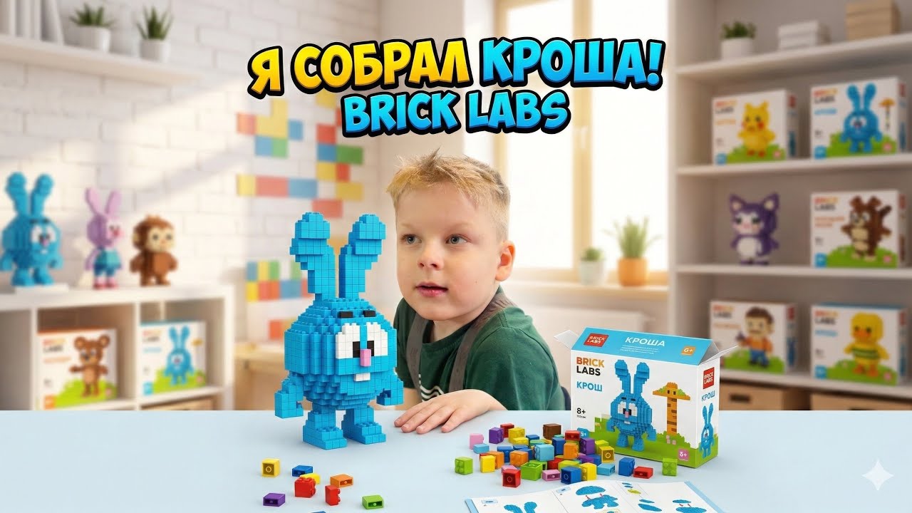 Собираю Кроша из Brick Labs #lego #bricklabs