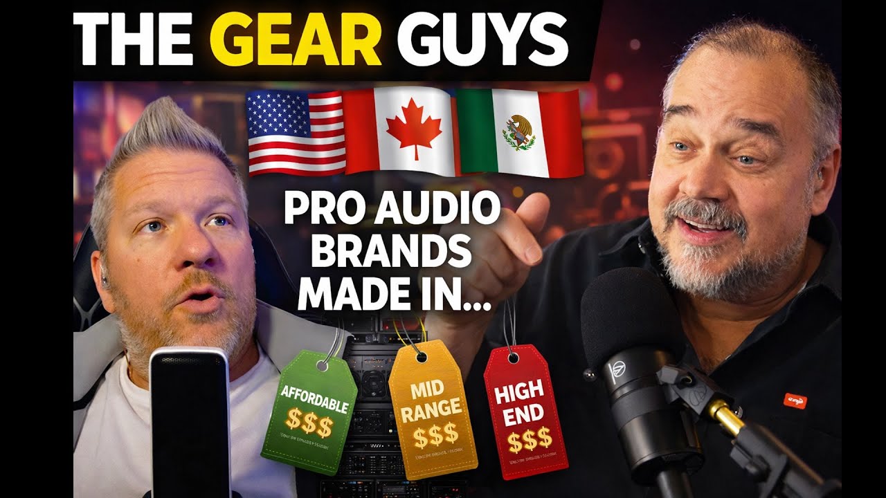 Exploring North American Pro Audio Brands: USA, Canada & Mexico Edition Jan, 18, 2026 The Gear Guys