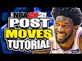 NBA 2K21 Post Moves Tips &amp; Tutorial (Master the DropStep, Hook Shot, Fadeaway Etc.)