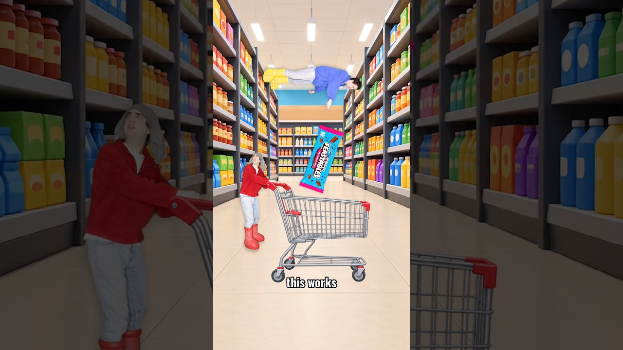 When You Sneak Something Into The Grocery Cart 🤣 #shorts #relatable
