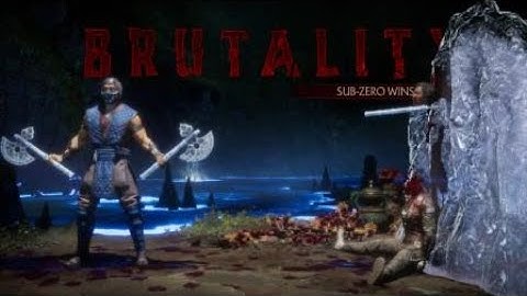 Mk11 kl sub zero slide brutality