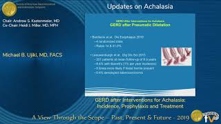 GERD after Interventions for Achalasia: Incidence, Prophylaxis and Treatment