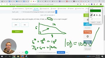 Converse of Pythagorean Theorem IXL Practice EQZ
