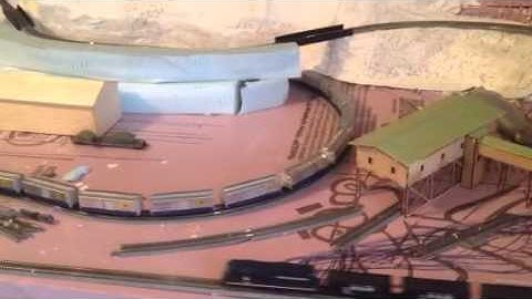 Appalachian model railroad Z scale