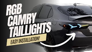 Toyota Camry 2018-2023 RGB LED Taillights Easy Install