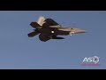USAF F-22A RAPTOR ARRIVAL  2019 AUSTRALIAN INTERNATIONAL AIRSHOW