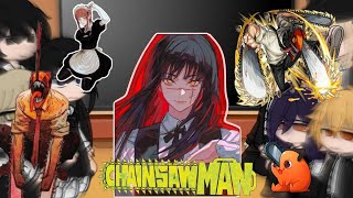 chainsaw man react || makima💀|| manga || high school arc ||