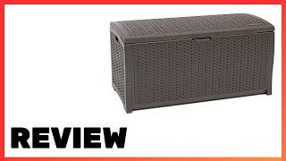 Suncast 99 Gallon Outdoor Wicker Deck Box Review