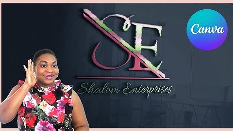 How to Create a Slashed Letters 3D Logo on Canva| Simple Tutorial.