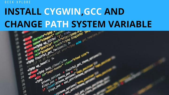 Install Cygwin,GCC and change PATH system variable