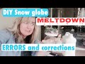 ACK! Watch this DIY before messing up a snow globe