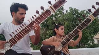 Sitar Symphony | Indian Classical Music | Father Daughter Duet |#youtube #shorts #viral #sitar