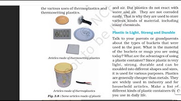 Class 8 Science Chapter-3 Synthetic Fibre and Plastic( part 2 )