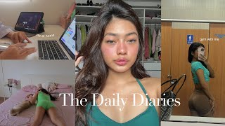 DAILY DIARIES | Life At Home, Exam Week, Gym Days 🎀🤍 | Stephanie Concepcion