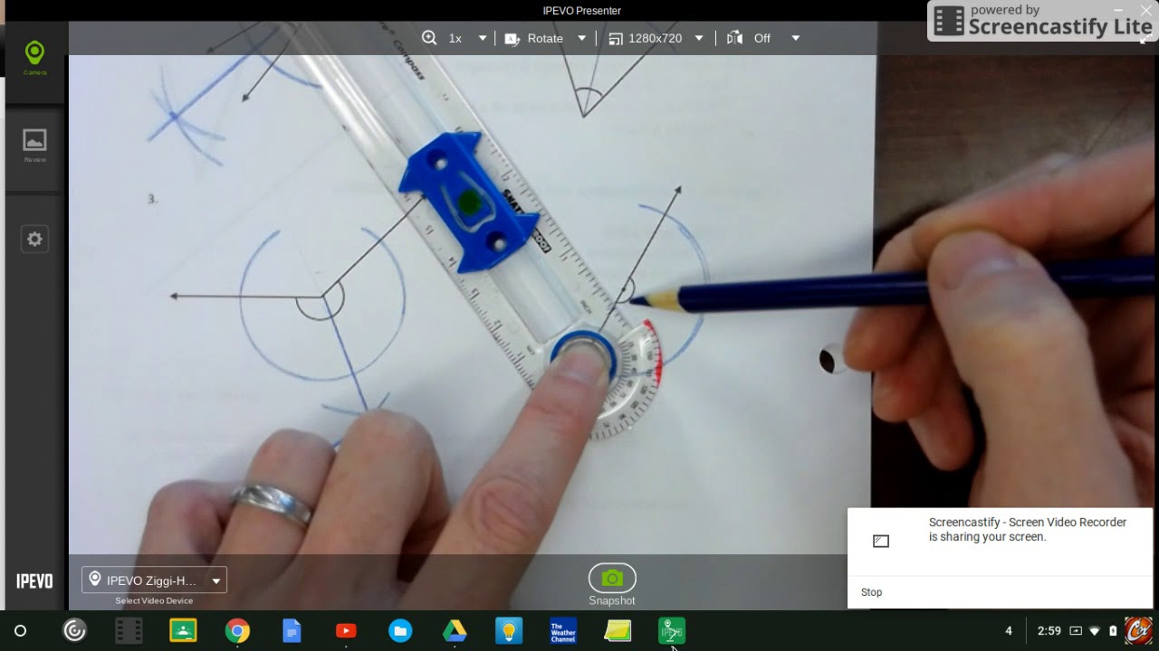 Geometry Constructions Review 1 page 1 & 2 YouTube
