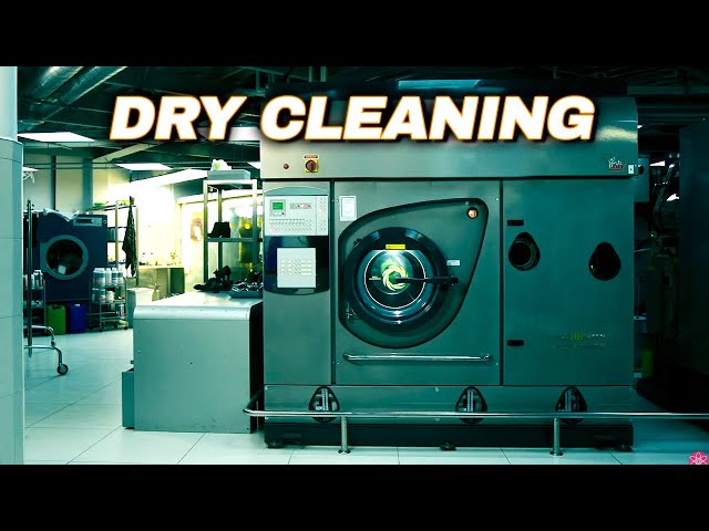 Faster  Dry-cleaning machines look similar to a combination of